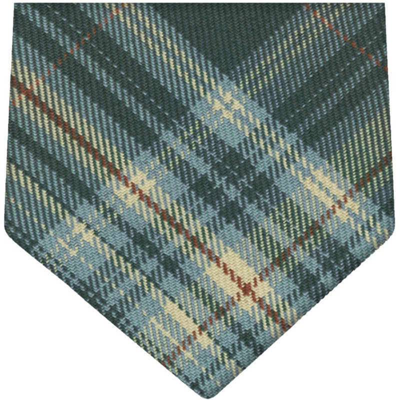 CORBATA NIÑO TARTAN VERDE