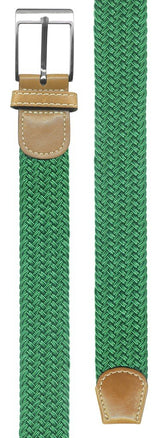 CINTURON UNISEX TRENZADO ESPIGA VERDE PRIMAVERA