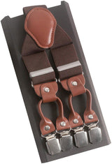 TIRANTES ELASTICOS HOMBRE MARRON