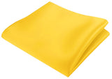 PAÑUELO DE BOLSILLO SATEN AMARILLO CANARIO