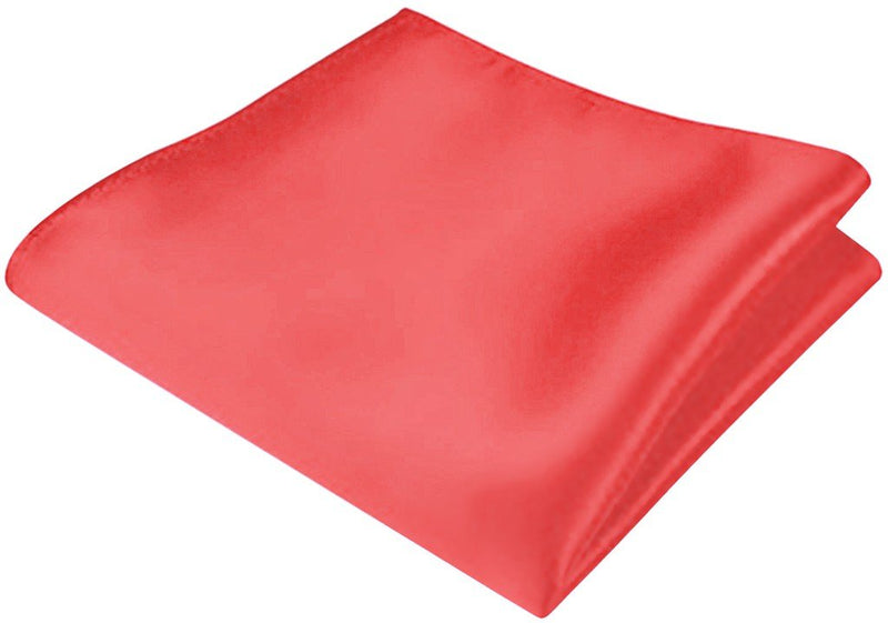 PAÑUELO DE BOLSILLO SATEN ROJO ESCARLATA