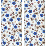 TIRANTES ELASTICOS DE HOMBRE BLANCOS MOTIVO FLORAL