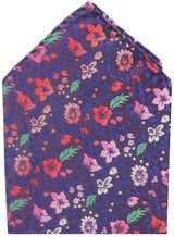 PAÑUELO DE BOLSILLO MARINO FLORES MULTICOLOR