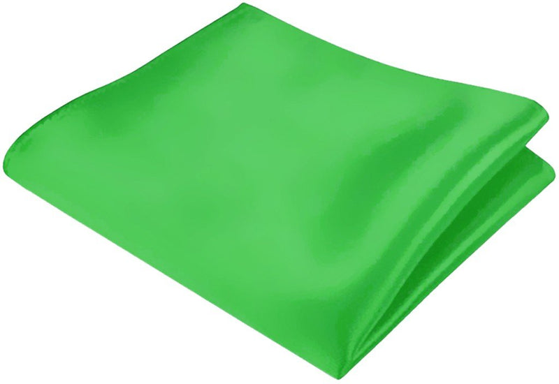 PAÑUELO DE BOLSILLO SATEN VERDE FLUOR