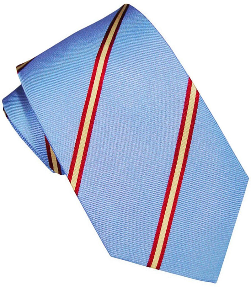 CORBATA SEDA CELESTE CON BANDERA DE ESPAÑA