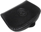 MONEDERO TACON CLASICO PIEL NEGRO