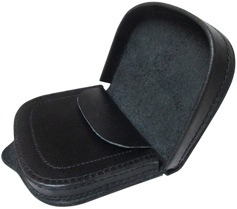 MONEDERO TACON CLASICO PIEL NEGRO