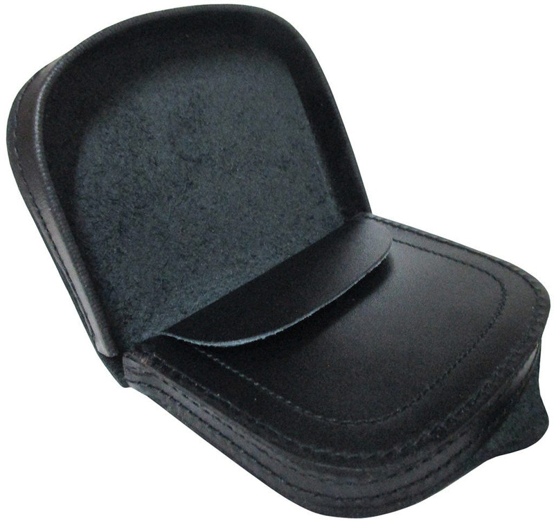 MONEDERO TACON CLASICO PIEL NEGRO