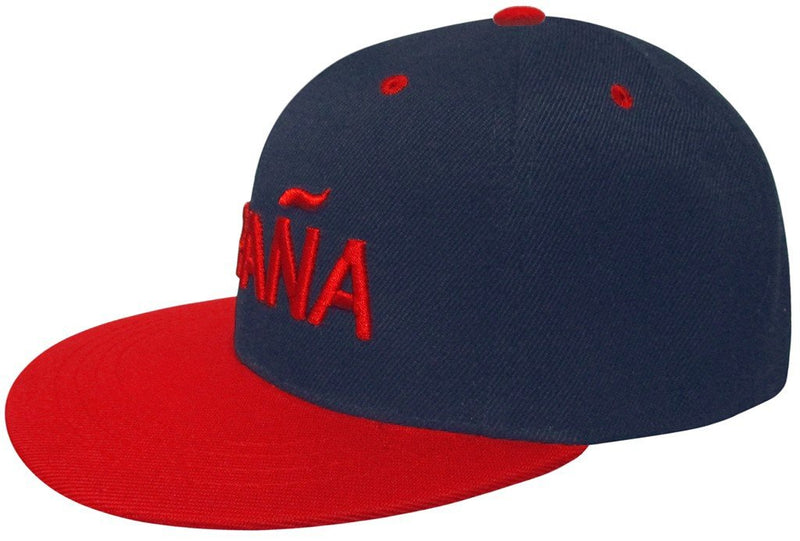 GORRA ESPAÑA MARINO VISERA PLANA ROJA