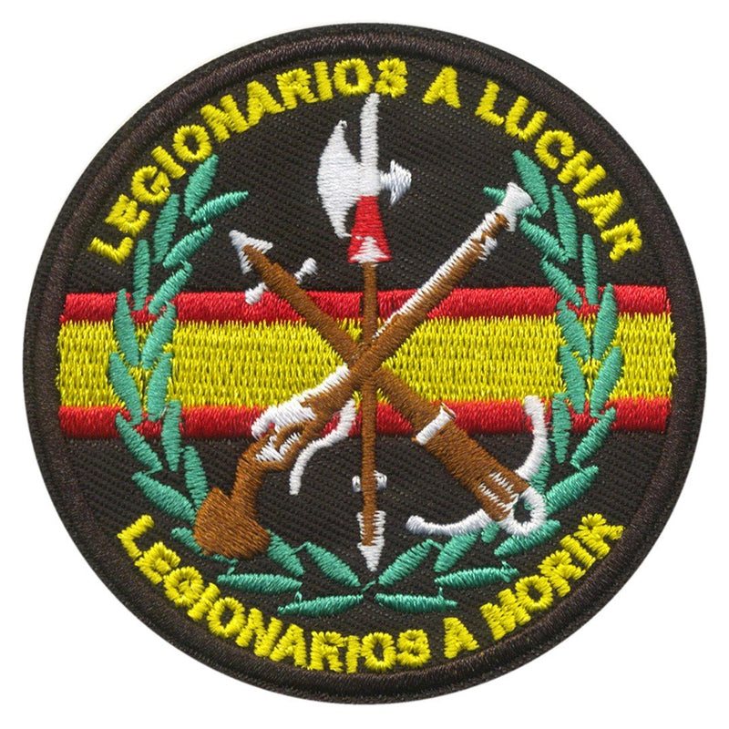 PARCHE CIRCULAR BORDADO ESCUDO LA LEGION