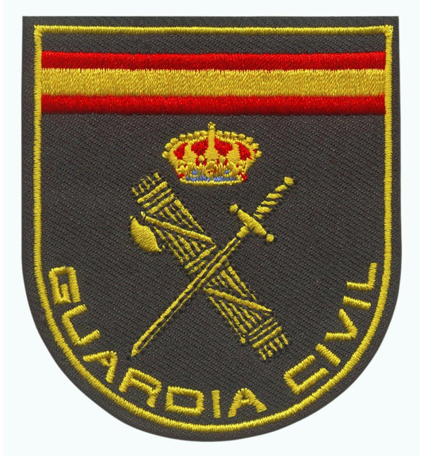 PARCHE SEMIOVALADO BORDADO ESCUDO GUARDIA CIVIL