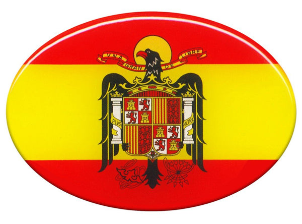 Pegatina volumen grande bandera España