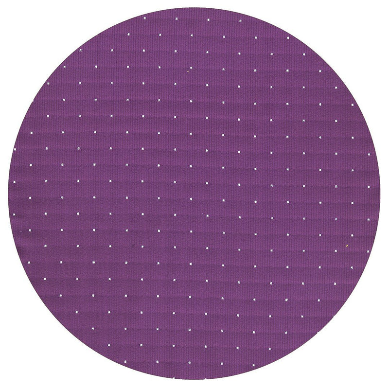 PAÑUELO DE BOLSILLO MORADO MICROTOPOS PLATA