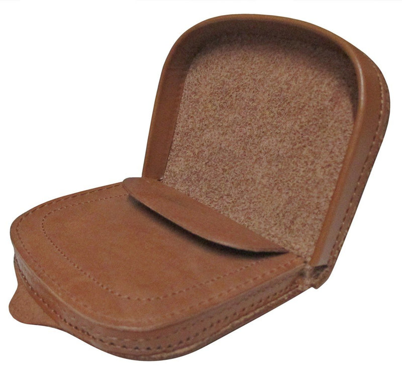 MONEDERO TACON CLASICO PIEL MARRON