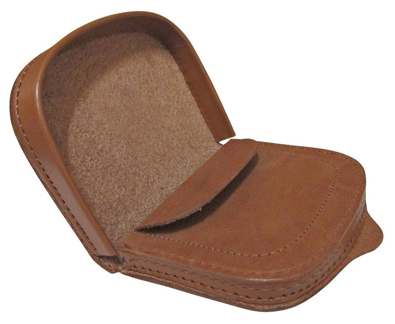 MONEDERO TACON CLASICO PIEL MARRON