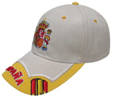 GORRA CON BORDADO ESCUDO DE ESPAÑA BEIGE