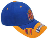 GORRA ESPAÑA BORDADO ESCUDO DE ESPAÑA AZUL ROYAL