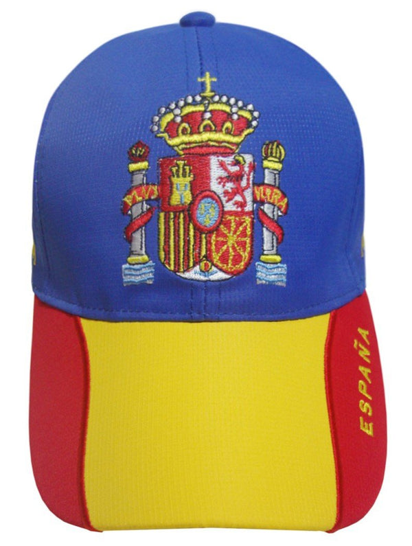 GORRA CON BORDADO ESCUDO DE ESPAÑA AZUL