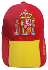 GORRA CON BORDADO ESCUDO DE ESPAÑA ROJA