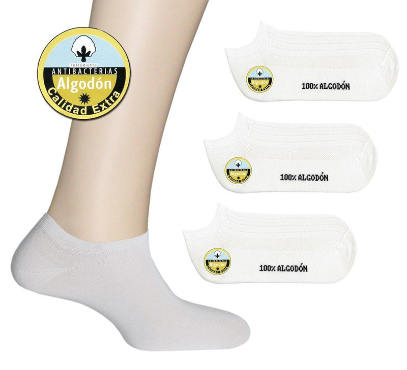 CALCETINES HOMBRE PACk DE 3 ALGODON "CORTE BAJO"