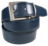 CINTURON HOMBRE PIEL CLASICO REVERSIBLE AZUL