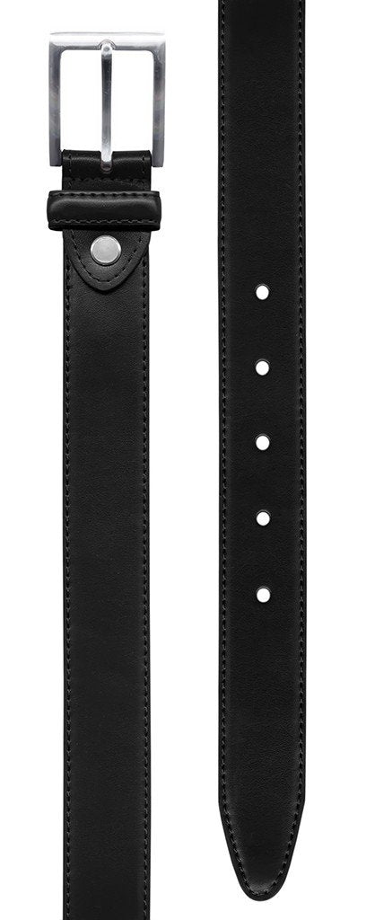 CINTURON HOMBRE PIEL CLASICO 30mm NEGRO