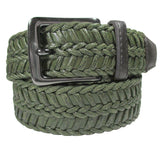 CINTURON UNISEX CORDON TRENZADO VERDE