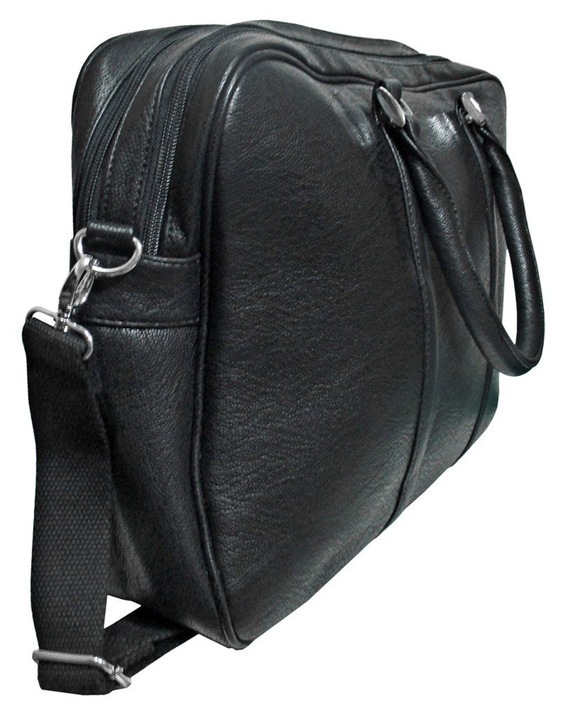 Bolso Portátil Cuero Sintético | Maletín Negro Elegante | GRUPO JOSVIL