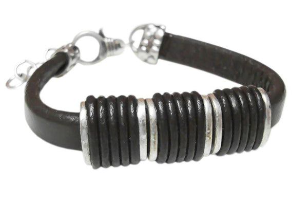 PULSERA PARA HOMBRE CUERO REGALIZ