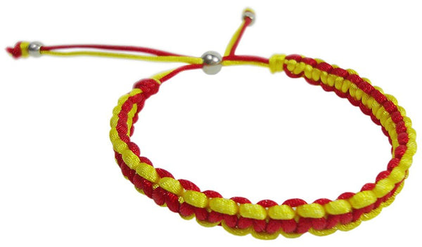 PULSERA PARA HOMBRE TRENZADA BANDERA DE ESPAÑA