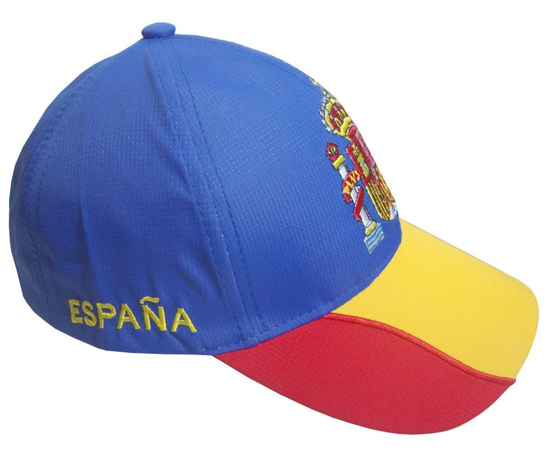 GORRA CON BORDADO ESCUDO DE ESPAÑA AZUL