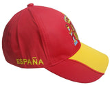 GORRA CON BORDADO ESCUDO DE ESPAÑA ROJA