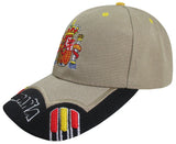 GORRA CON BORDADO ESCUDO DE ESPAÑA CAQUI