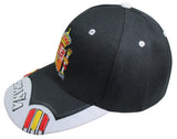 GORRA CON BORDADO ESCUDO DE ESPAÑA NEGRA