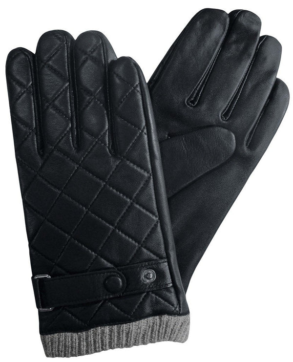 GUANTES HOMBRE PIEL NEGROS