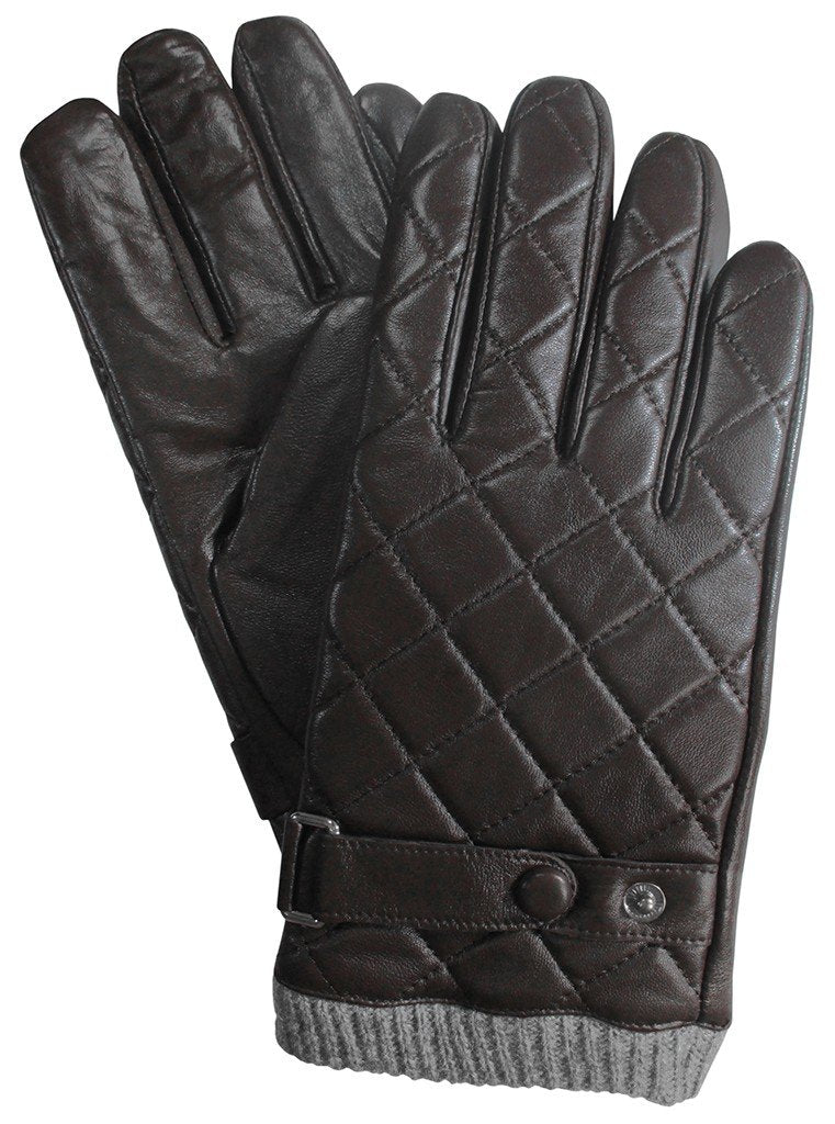 GUANTES HOMBRE PIEL MARRONES