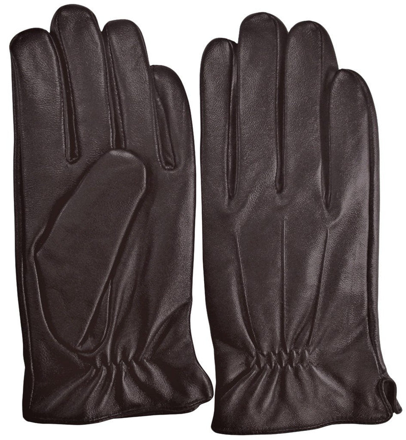 GUANTES HOMBRE TACTILES PIEL MARRONES