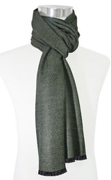 BUFANDA PASHMINA UNISEX ESPIGA VERDE