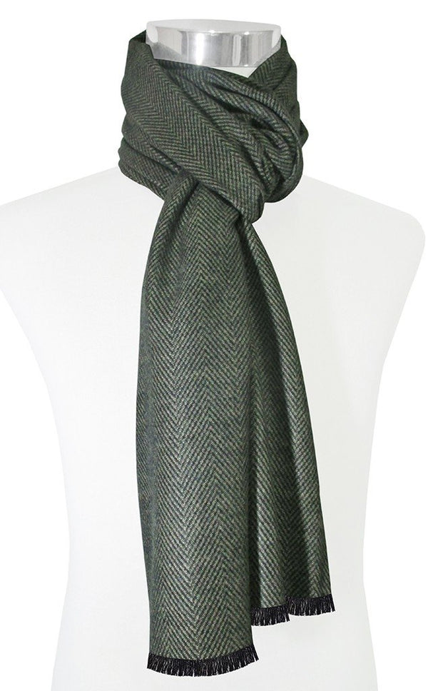 BUFANDA PASHMINA UNISEX ESPIGA VERDE