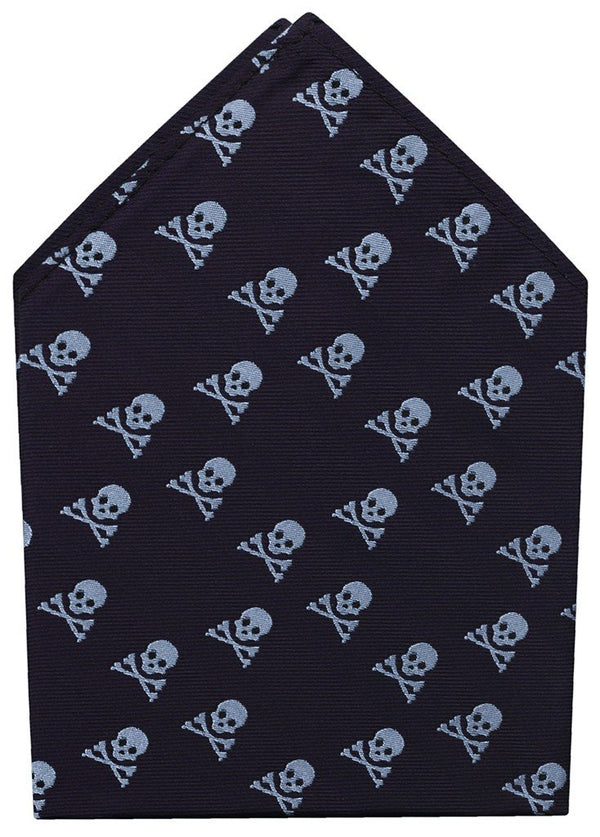 PAÑUELO DE BOLSILLO MARINO CALAVERAS CELESTES