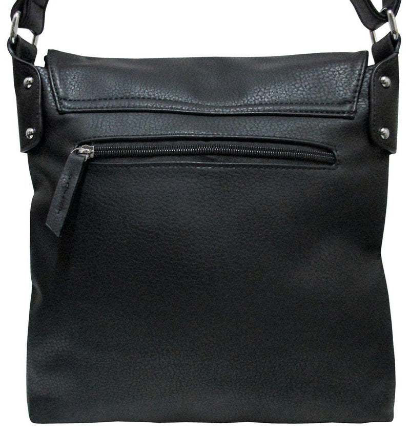 Bolsa Mediana Unisex Negra | Bandolera Negra Versátil | GRUPO JOSVIL