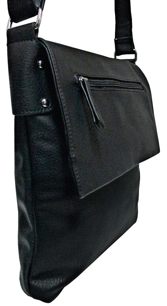 Bolsa Mediana Unisex Negra | Bandolera Negra Versátil | GRUPO JOSVIL