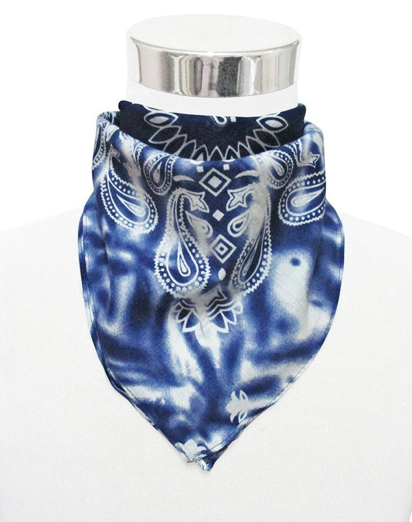 PAÑUELO BANDANA ESTAMPADO AZUL