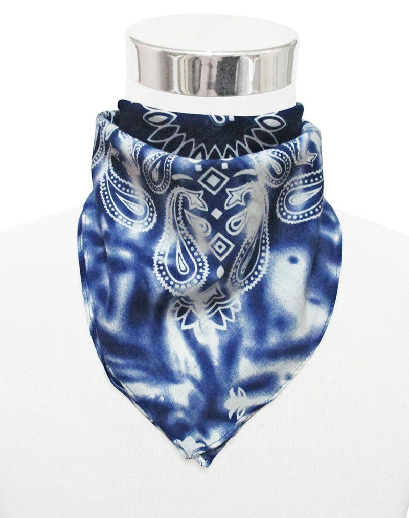 PAÑUELO BANDANA ESTAMPADO AZUL