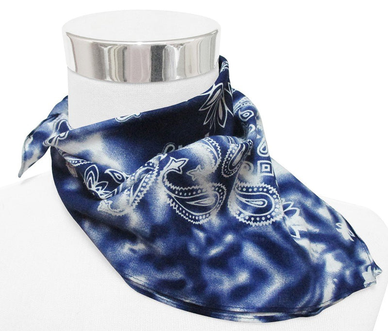 PAÑUELO BANDANA ESTAMPADO AZUL