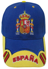 GORRA CON BORDADO ESCUDO DE ESPAÑA AZULON