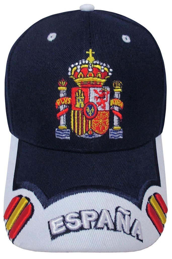 GORRA CON BORDADO ESCUDO DE ESPAÑA MARINO