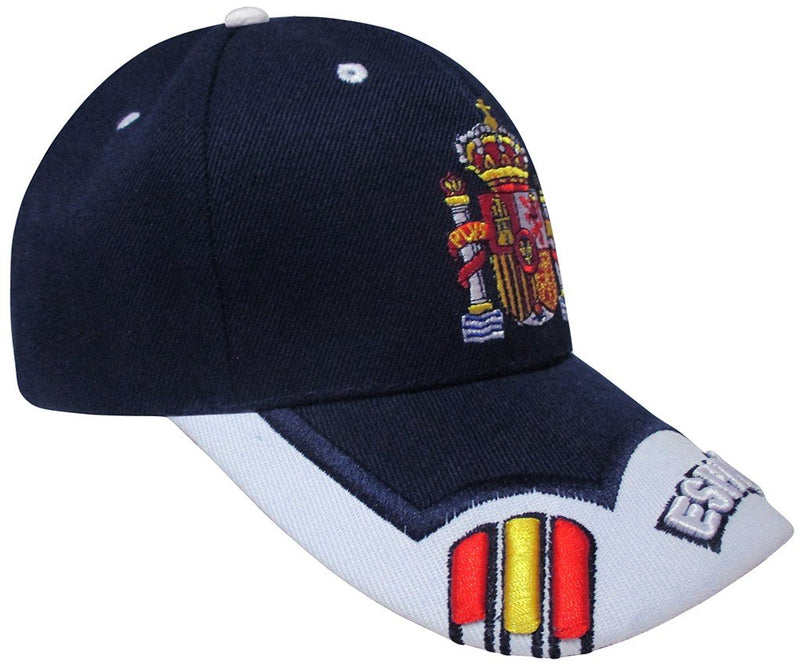 GORRA CON BORDADO ESCUDO DE ESPAÑA MARINO