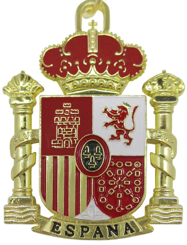 LLAVERO ESCUDO ESPAÑA ORO