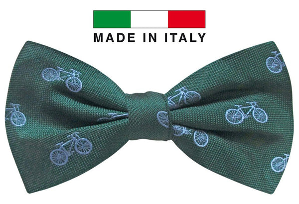 pajarita seda verde bicicletas azul celeste
